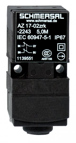 Nouveau AZ 17-02ZRK-2243-1 5,0M Schmersal Numéro d'article : 101147465