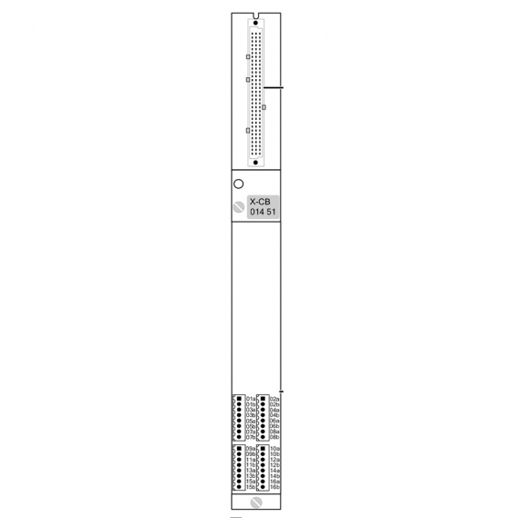 Nouvelle carte de connexion X-CB 014 51 HIMA avec bornes à vis