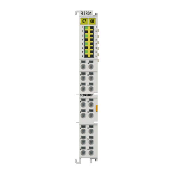 Nouveau EL1804 BECKHOFF EtherCAT Terminal, entrée numérique à 4 canaux, 24 V DC, 3 ms, raccordement à 3 fils Nouveau EL1804 BECKHOFF EtherCAT Terminal, entrée numérique à 4 canaux, 24 V DC, 3 ms, raccordement à 3 fils