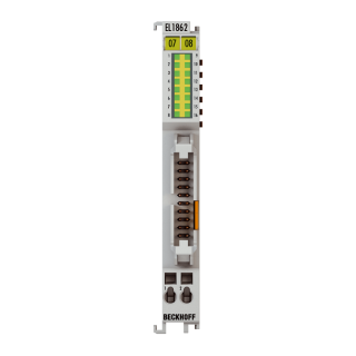 Nouveau EL1862-0010 BECKHOFF EtherCAT Terminal, entrée numérique 16 canaux, 24 V DC, 3 ms, commutation à la terre, câble plat