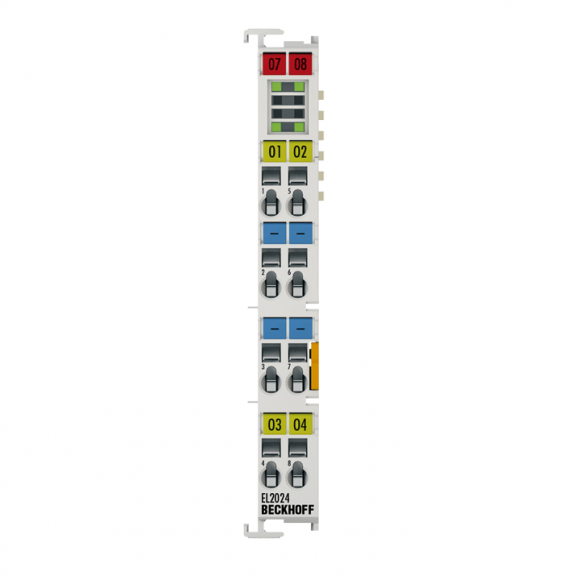 Nouvelle borne EtherCAT BECKHOFF EL2024, sortie numérique à 4 canaux, 24 V DC, 2 A