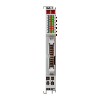 Nouveau EL2872-0010 BECKHOFF EtherCAT Terminal, sortie numérique 16 canaux, 24 V DC, 0,5 A, commutation à la terre, câble plat