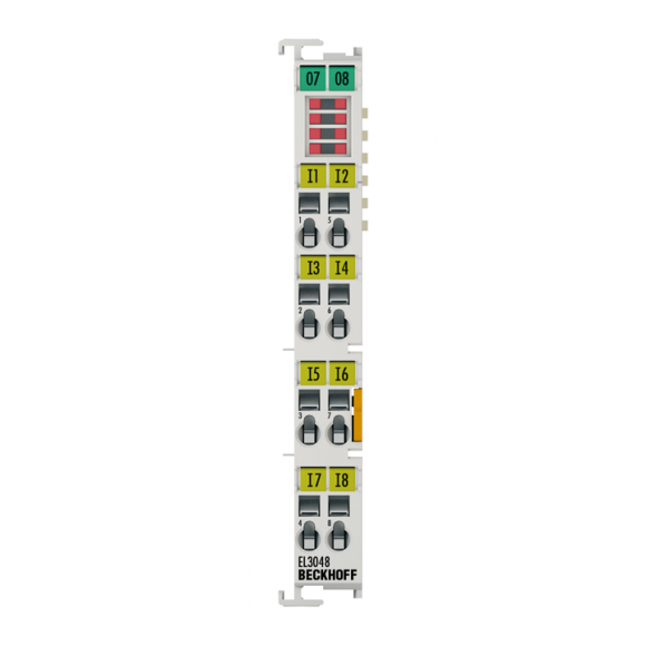 Nouveau EL3048 BECKHOFF EtherCAT Terminal, entrée analogique 8 canaux, courant, 0