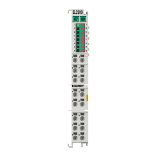 Nouveau terminal EtherCAT BECKHOFF EL3208, entrée analogique 8 canaux, température, RTD (Pt100), 16 bits