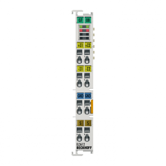 Nouveau EL3612 BECKHOFF EtherCAT Terminal, entrée analogique 2 canaux, courant, 0 Nouveau EL3612 BECKHOFF EtherCAT Terminal, entrée analogique 2 canaux, courant, 0