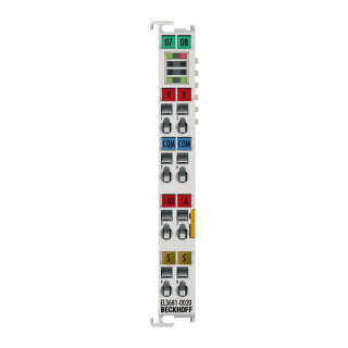 Nouveau EL3681-0020 BECKHOFF EtherCAT Terminal, entrée analogique 1 voie, multimètre, 300 V AC/DC, 10 A, 19 bits, calibré en usine