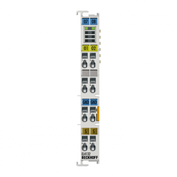 Nouveau terminal EL4132 BECKHOFF EtherCAT, sortie analogique 2 canaux, tension, Nouveau terminal EL4132 BECKHOFF EtherCAT, sortie analogique 2 canaux, tension,