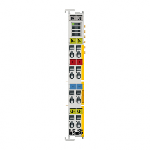 Nouveau EL5001-0090 BECKHOFF EtherCAT Terminal, interface codeur 1 voie, SSI, TwinSAFE SC Nouveau EL5001-0090 BECKHOFF EtherCAT Terminal, interface codeur 1 voie, SSI, TwinSAFE SC