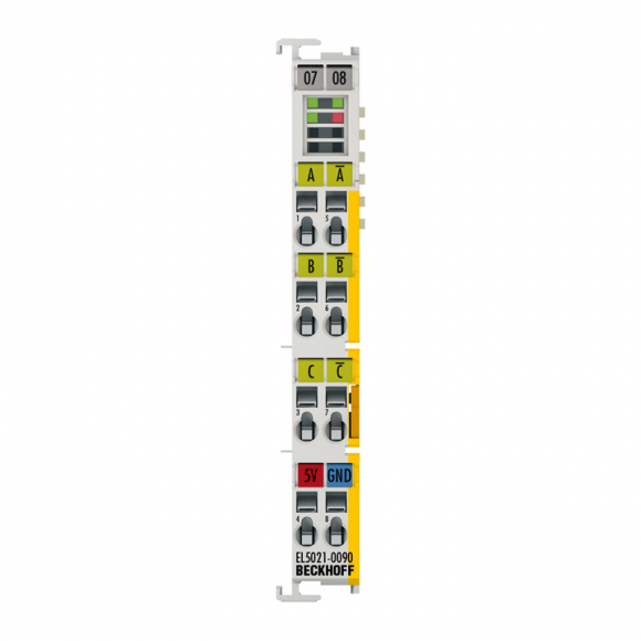 Nouveau EL5021-0090 BECKHOFF EtherCAT Terminal, interface codeur 1 voie, SinCos, 1 VCC, TwinSAFE SC Nouveau EL5021-0090 BECKHOFF EtherCAT Terminal, interface codeur 1 voie, SinCos, 1 VCC, TwinSAFE SC