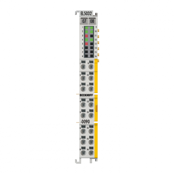 Nouveau EL5032-0090 BECKHOFF EtherCAT Terminal, interface codeur 2 canaux, EnDat 2.2, TwinSAFE SC Nouveau EL5032-0090 BECKHOFF EtherCAT Terminal, interface codeur 2 canaux, EnDat 2.2, TwinSAFE SC