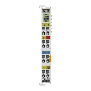 Nouveau EL5151-0021 BECKHOFF EtherCAT Terminal, interface codeur 1 canal, incrémental, 24 V DC HTL, 100 kHz, avec 1 x sortie numérique 24 V DC