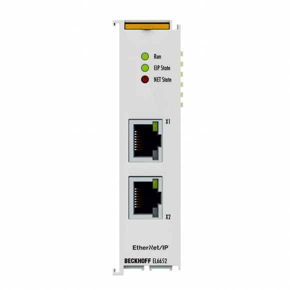 Nouveau EL6652-0010 BECKHOFF EtherCAT Terminal, interface de communication 2 ports, EtherNet/IP, adaptateur Nouveau EL6652-0010 BECKHOFF EtherCAT Terminal, interface de communication 2 ports, EtherNet/IP, adaptateur
