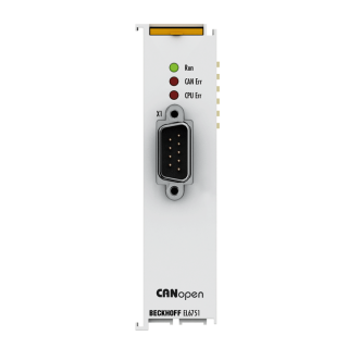 Nouveau EL6751-0010 BECKHOFF EtherCAT Terminal, interface de communication 1 canal, CANopen, maître/esclave