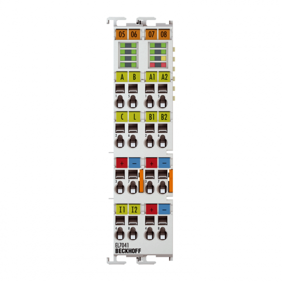 Nouveau EL7041 BECKHOFF EtherCAT Terminal, interface de mouvement à 1 canal, moteur pas à pas, 48 V DC, 5 A, avec codeur incrémental