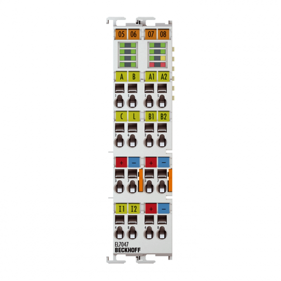 Nouveau EL7047 BECKHOFF EtherCAT Terminal, interface de mouvement à 1 canal, moteur pas à pas, 48 V DC, 5 A, contrôle vectoriel, avec codeur incrémental