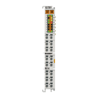 Nouveau EL7201-9014 BECKHOFF EtherCAT Terminal, interface de mouvement à 1 canal, servomoteur, 48 V DC, 2,8 A, OCT, adapté aux applications STO