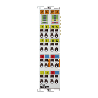 Nouveau EL7342 BECKHOFF EtherCAT Terminal, interface de mouvement à 2 canaux, moteur à courant continu, 48 V DC, 3,5 A