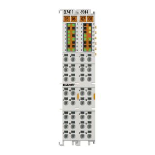 Nouveau EL7411-9014 BECKHOFF EtherCAT Terminal, interface de mouvement à 1 canal, moteur BLDC, 48 V DC, 4,5 A, avec codeur incrémental, adapté aux applications STO